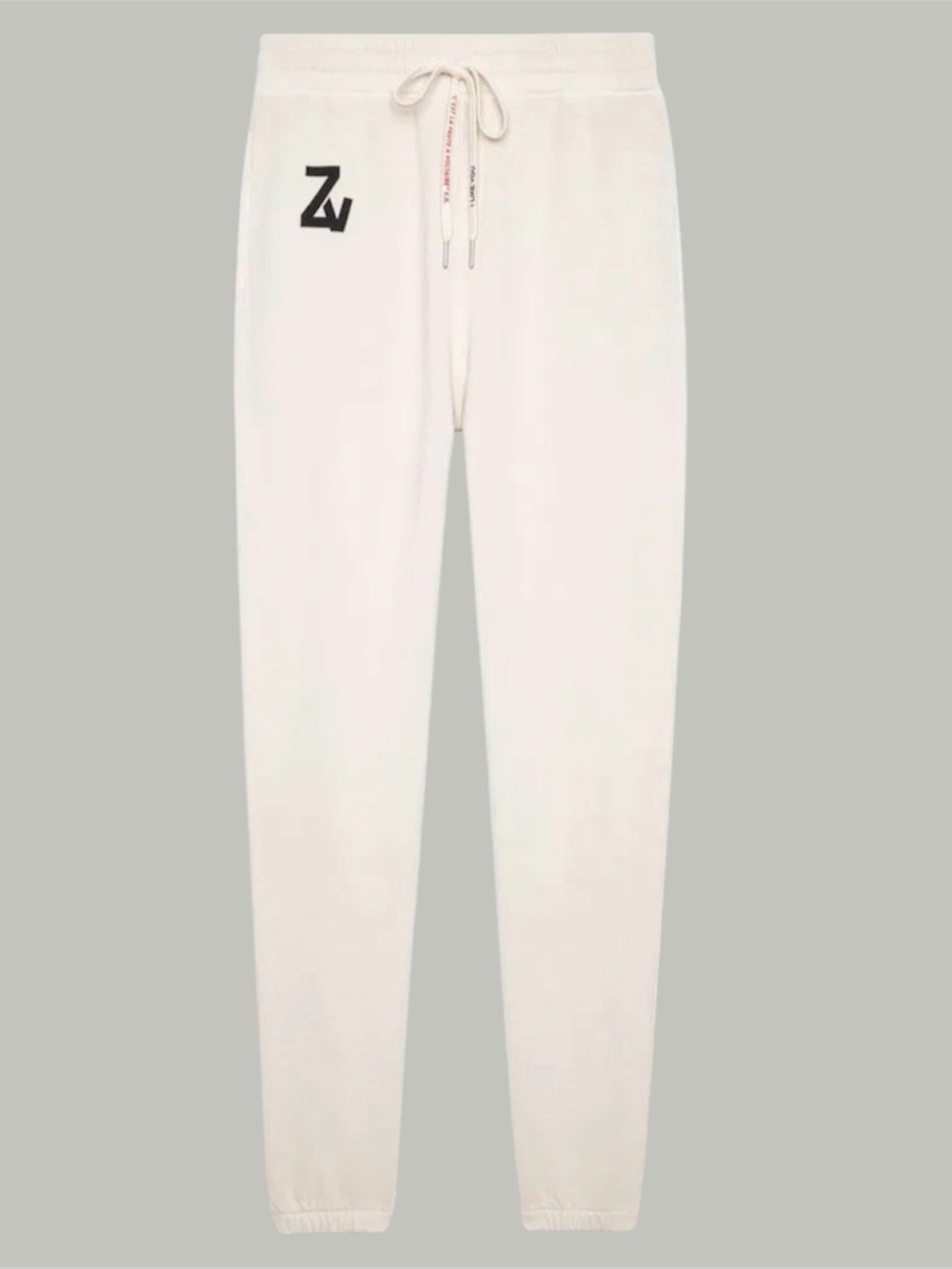 Zadig & Voltaire Steevy Sweatpants Trackpants 100% Cotton in Argile Beige XS